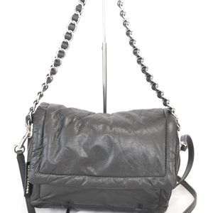 Marc Jacobs The Pillow Conv  Black Leather Bag